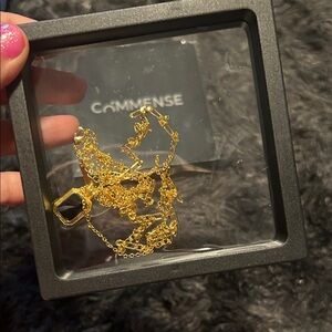 Commense Radiant Gold Necklace